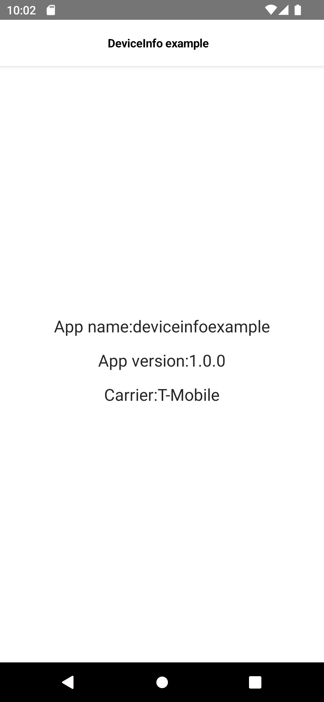 Deviceinfo example android